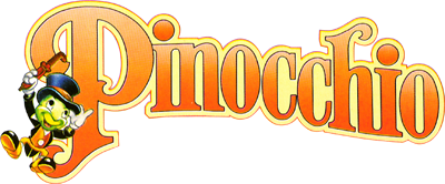 Pinocchio logo for Sega Mega Drive